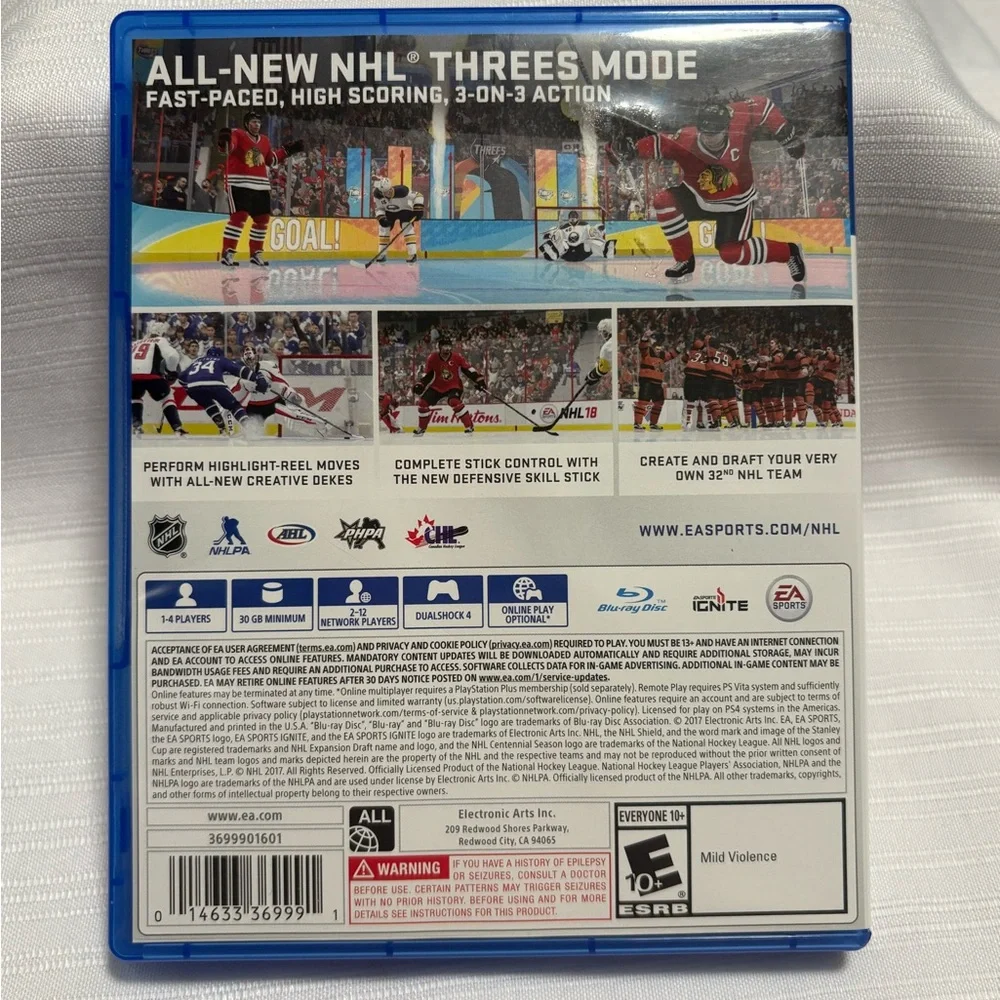 EA SPORTS PS4 NHL 18